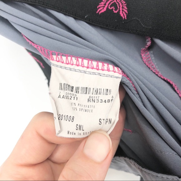 SOLD!! Smitten Gray & Pink Super Comfy Scrub Set - Picture 7 of 16